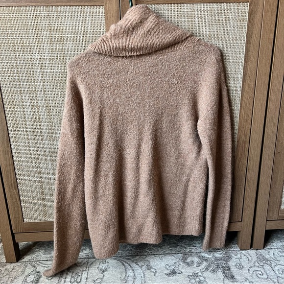 Woolen Bloom cowl neck camel sweater s - Picture 4 of 4